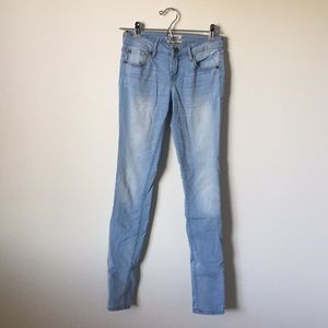 Light Wash Skinny Jeans